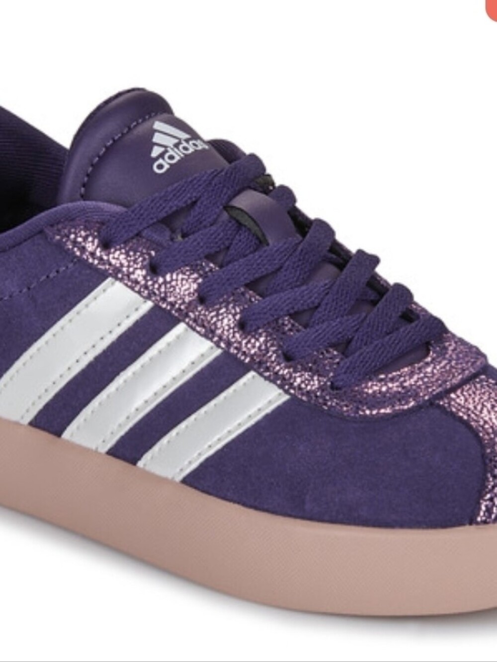 Adidas VL Court 3.0K Women's Purple Sneakers